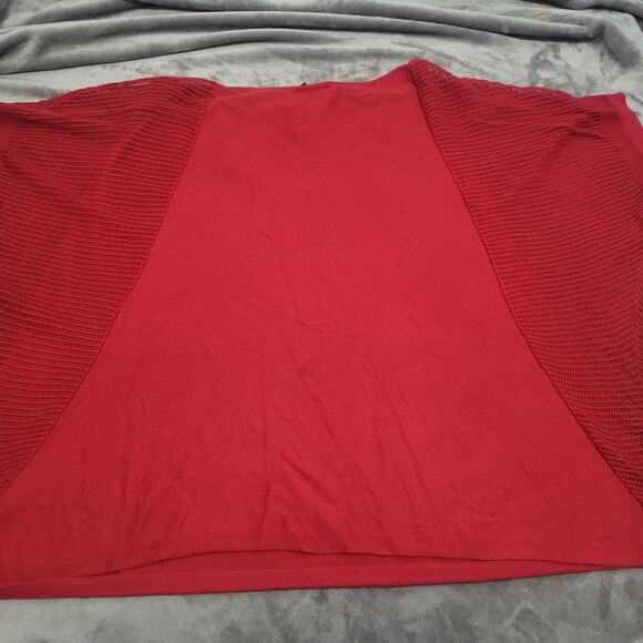 USED Lane Bryant  Plus Size Blouse  22/24 Sweater Knit Short Sleave Top - Picture 15 of 16